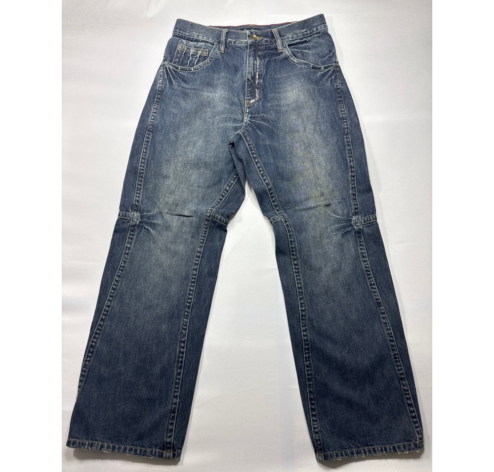 Vintage Y2K Sean John Men's Baggy Wide Leg Blue Jeans - Size 34 (34x33)*